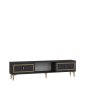 HANAH HOME TV polica Orion - Anthracite Gold - slika 4