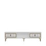 HANAH HOME TV polica Orion - White Gold - slika 3