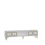 HANAH HOME TV polica Orion - White Gold - slika 4