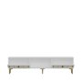 HANAH HOME TV polica Orion - White Gold - slika 5