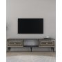 HANAH HOME TV polica Viola Anthracite Gold - slika 1