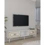 HANAH HOME TV polica Viola White Gold - slika 2
