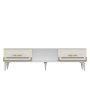 HANAH HOME TV polica Viola White Gold - slika 4