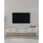 HANAH HOME TV polica Viola White Gold - slika 1
