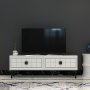 HANAH HOME TV polica Yuka 120 White - slika 1