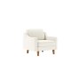 Atelier del Sofa 1-Seat Sofa fotelja Robin 1 Milk Froth Walnut - slika 1