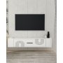 HANAH HOME TV polica Restol 2 White - slika 1