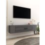 HANAH HOME TV polica Restol 3 Anthracite - slika 2