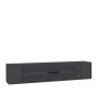 HANAH HOME TV polica Restol 3 Anthracite - slika 5