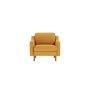 Atelier del Sofa 1-Seat Sofa fotelja Robin 1 Mustard Walnut - slika 2