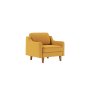 Atelier del Sofa 1-Seat Sofa fotelja Robin 1 Mustard Walnut - slika 1