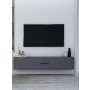 HANAH HOME TV polica Restos Anthracite - slika 1