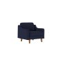 Atelier del Sofa 1-Seat Sofa fotelja Robin 1 Night Blue Walnut - slika 1
