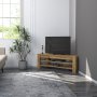 HANAH HOME TV polica Corner Oak - slika 1