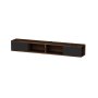 HANAH HOME TV polica Mayer Light Walnut Anthracite - slika 4