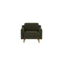 Atelier del Sofa 1-Seat Sofa fotelja Robin 1 Oil Green Walnut - slika 2
