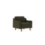 Atelier del Sofa 1-Seat Sofa fotelja Robin 1 Oil Green Walnut - slika 1