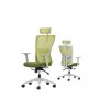 HANAH HOME Set 2 kancelarijske stolice Lumbar 126 Green - slika 2