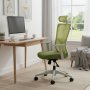 HANAH HOME Set 2 kancelarijske stolice Lumbar 126 Green - slika 1