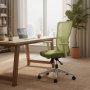 HANAH HOME Set 2 kancelarijske stolice Lumbar 108 Green - slika 1