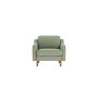 Atelier del Sofa 1-Seat Sofa fotelja Robin 1 Sea Green Walnut - slika 2