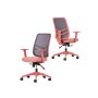 HANAH HOME Set 2 kancelarijske stolice Leto 108 Salmon - slika 2