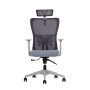 HANAH HOME Kancelarijska stolica Lumbar 126 Grey - slika 2
