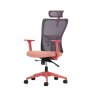 HANAH HOME Kancelarijska stolica Lumbar 126 Salmon - slika 3