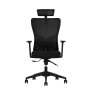 HANAH HOME Kancelarijska stolica Lumbar 126 Black - slika 2