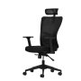 HANAH HOME Kancelarijska stolica Lumbar 126 Black - slika 3