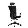 HANAH HOME Kancelarijska stolica Lumbar 126 Black - slika 4