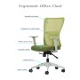 HANAH HOME Kancelarijska stolica Lumbar 108 Green - slika 5