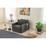 Atelier del Sofa Sofa-krevet na rasklapanje Saros Anthracite - slika 1