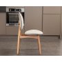 HANAH HOME Set 2 trpezarijske stolice Touch Oak Beige - slika 2