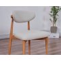 HANAH HOME Set 2 trpezarijske stolice Bohem Oak Beige - slika 3