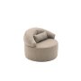 Atelier del Sofa 1-Seat Sofa fotelja Pitta Brown - slika 3