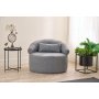 Atelier del Sofa 1-Seat Sofa fotelja Pitta Grey - slika 2