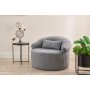 Atelier del Sofa 1-Seat Sofa fotelja Pitta Grey - slika 1