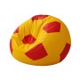 Atelier del Sofa Bean Bag Football Big Red Yellow - slika 3