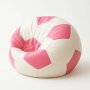Atelier del Sofa Bean Bag Football Big White Pink - slika 2