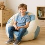 Atelier del Sofa Bean Bag Football Small Turquoise White - slika 1
