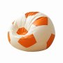 Atelier del Sofa Bean Bag Football Small Orange White - slika 2