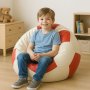 Atelier del Sofa Bean Bag Football Small Red White - slika 1