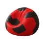 Atelier del Sofa Bean Bag Football Small Black Red - slika 2