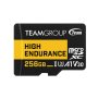 TEAM GROUP MICRO SDXC 256GB High Endurance UHS-I U3 V30,100/50MB/s, THUSDX256GIV3002 ZA VIDEO NADZOR! - slika 1