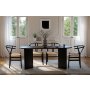 HANAH HOME Trpezarijski sto Sablin Wood Black - slika 2