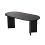 HANAH HOME Trpezarijski sto Sablin Wood Black - slika 3