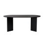 HANAH HOME Trpezarijski sto Sablin Wood Black - slika 5