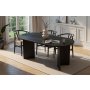 HANAH HOME Trpezarijski sto Sablin Wood Black - slika 1
