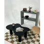 HANAH HOME Sto za kafu Bloom Black - slika 1